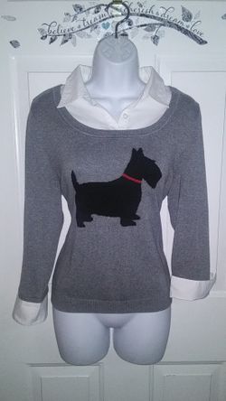 Medium Grey Pup Sweater