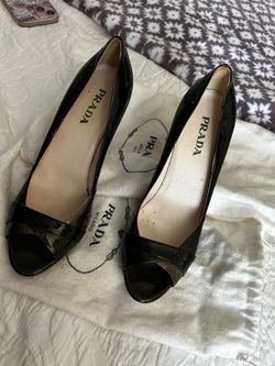 Prada Open Toe Heels 