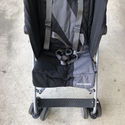 Maclaren Triumph Light Weight  Baby Stroller Black Grey 
