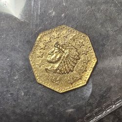1852 California Gold Token 