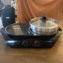 Got Hot Pot with BBQ Grill