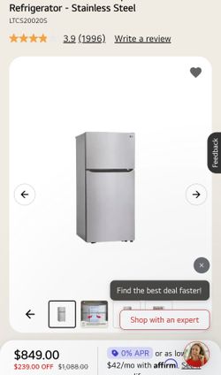 Free LG Fridge