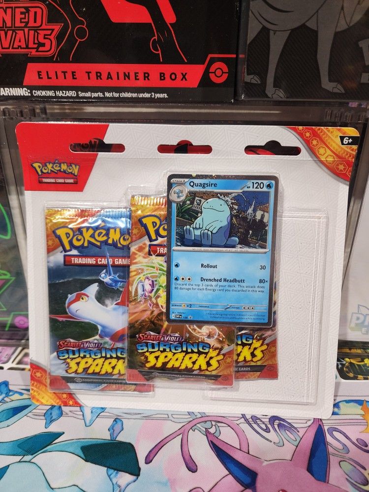 Pokemon Surging Sparks 3 Pack Blister