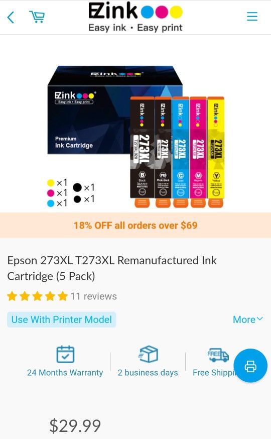 273XL EZ INK