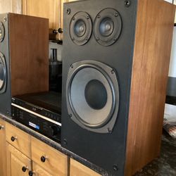 Sony Receiver and Realistic Floor Speakers 