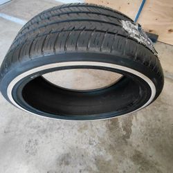 White Wall Tire- 22 Inch