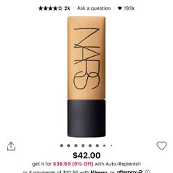 NARS Soft Matte Complete Foundation Color Stromboli
