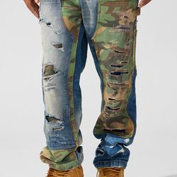 Camo jeans