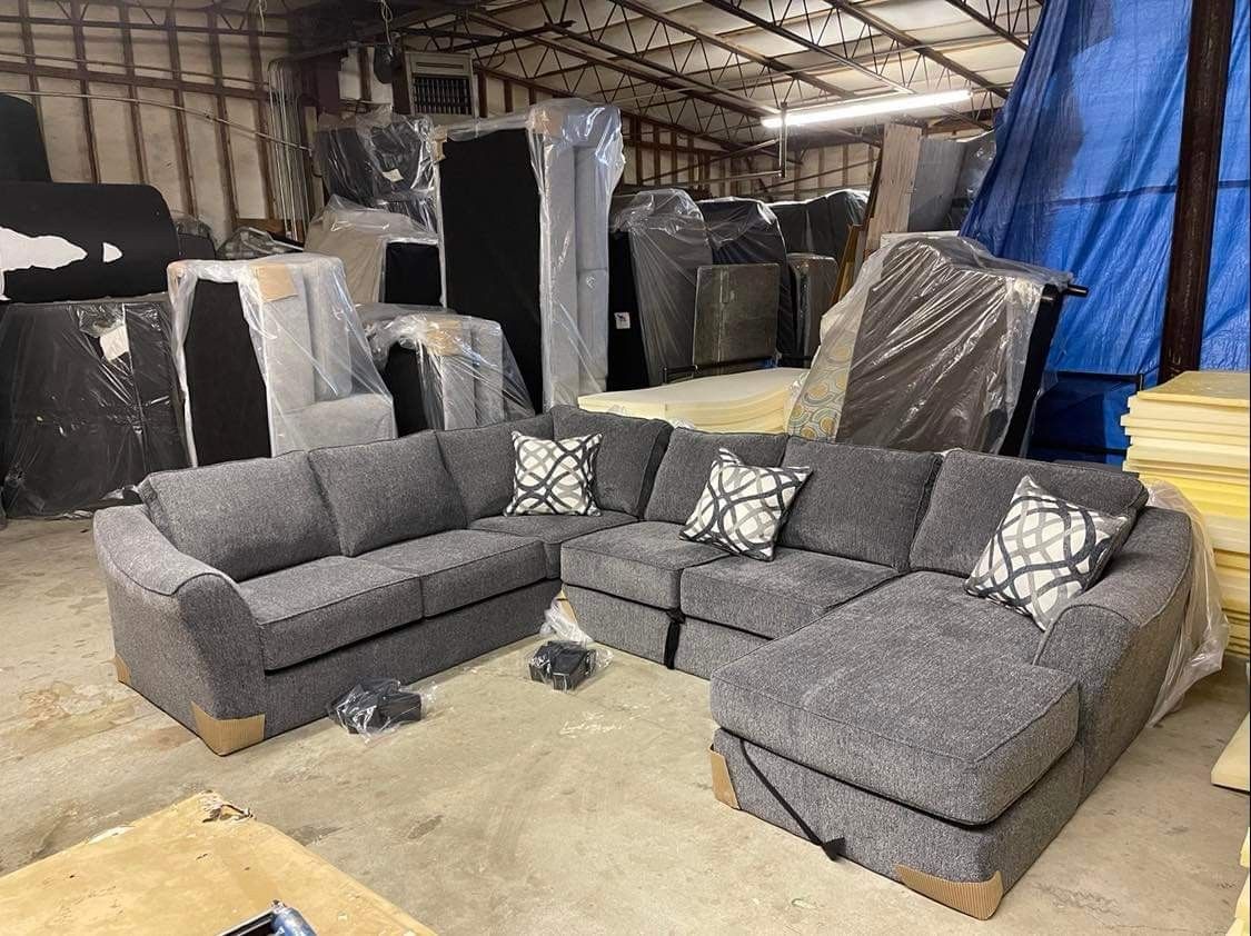 Brand New Large Gray Sectional