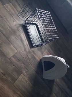 Small Dog Cage & Cushion House