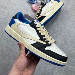 Jordan 1 Low Fragmen x Travis Scott