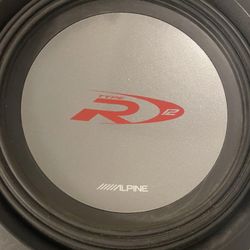 (2) 12" Alpine Type Rs W/box