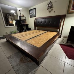 King Size Bed Real Wood