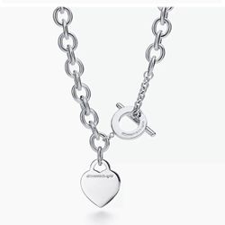 Tiffany & Co. heart tag toggle necklace
