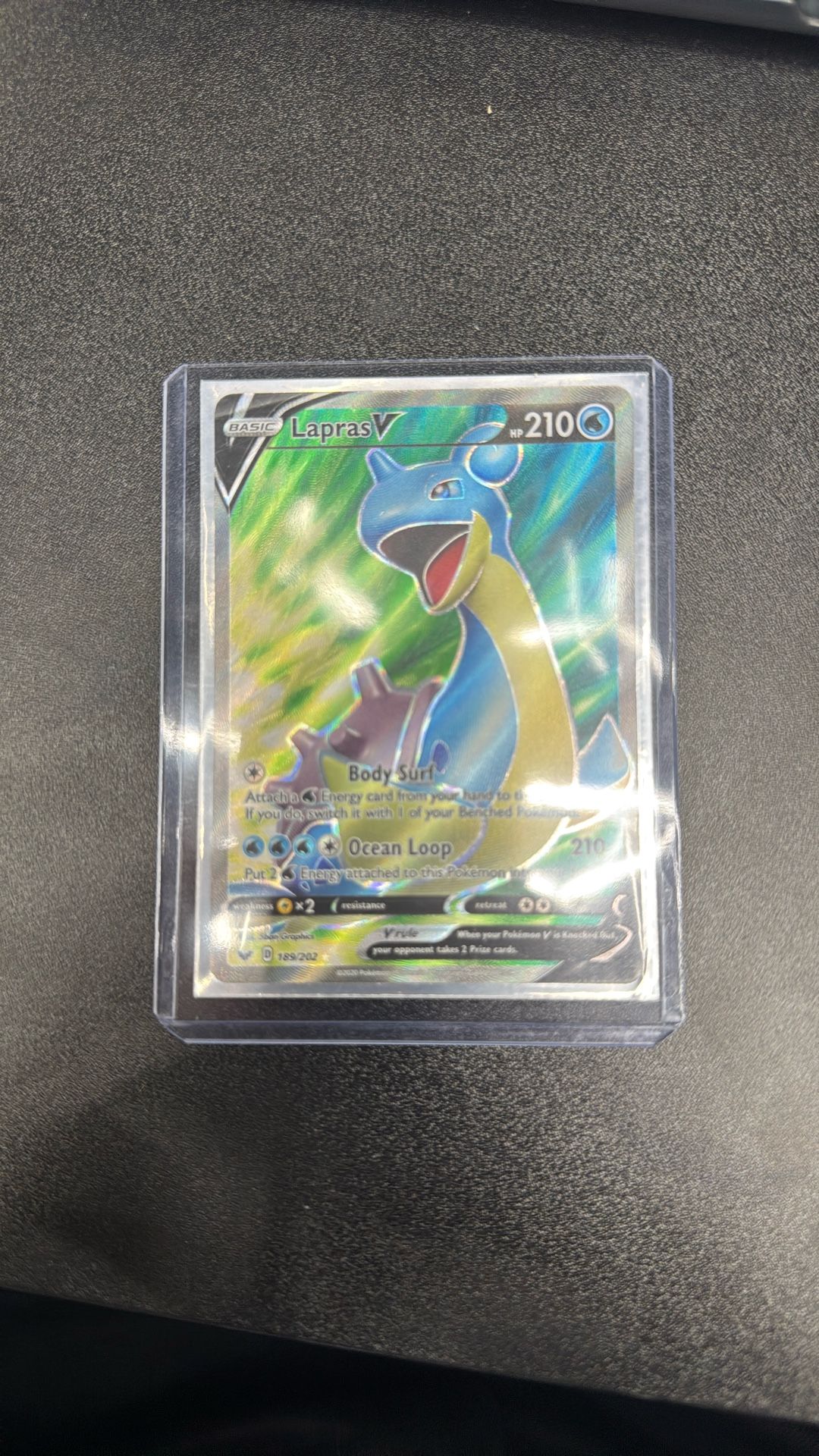 Lapras V Pokemon Card