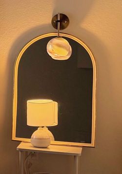 Side lamp and 2 sconces