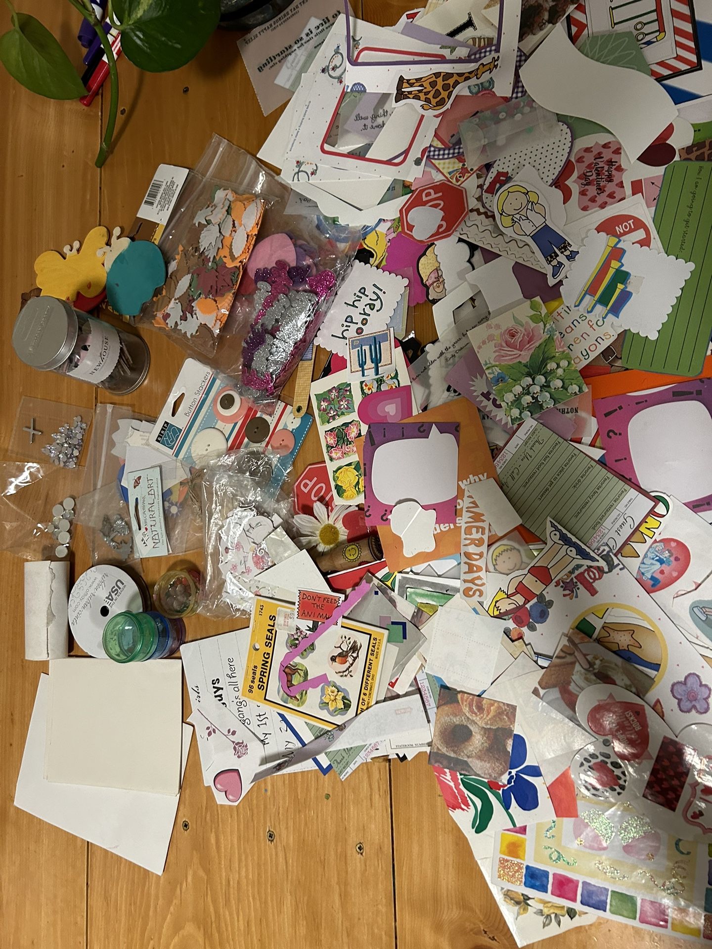 Large Scrapbooking Lot