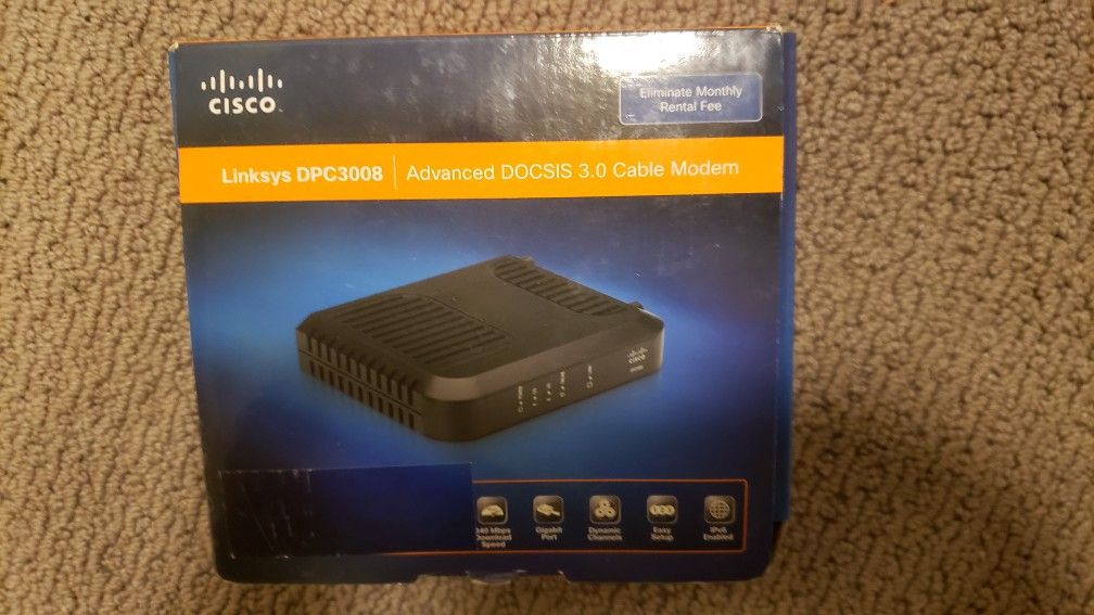 Internet Modem Cisco Linksys DPC3008