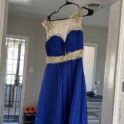 Royal Blue Dress 