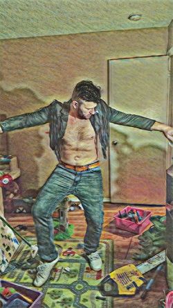 Women's leather jacket