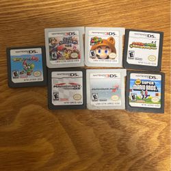 Mario DS Related Games Cartridges 
