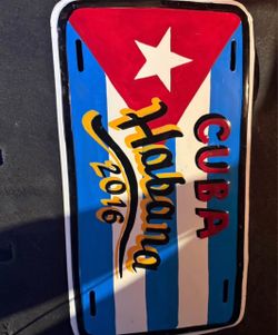Cuba Habana 2016 Decorative Novelty License Plate Souvenir Wall Art