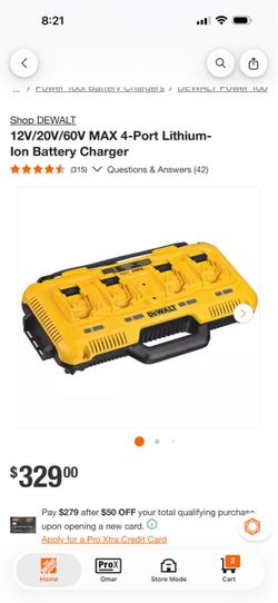 Dewalt fast charger