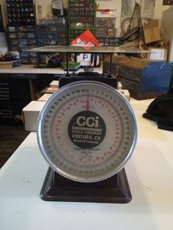 Vintage industrial scale