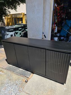 Black cabinet