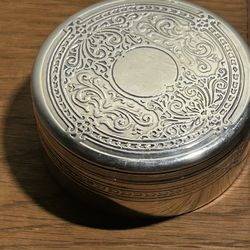 Tiffany & Co. Sterling Silver Powder Box