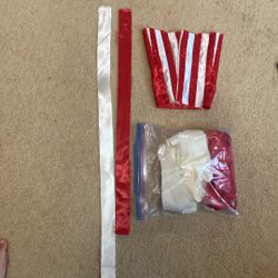 FREE SATIN FABRIC STRIPES/SCRAP 