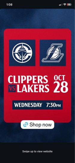 Clippers vs Lakers Tickets