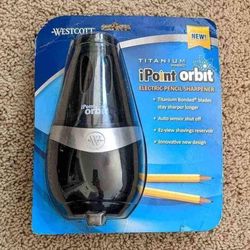 NEW Westcott iPoint Orbit automated electric pencil sharpener