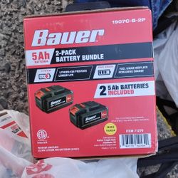 Bauer 5ah Amp Hour Battery 2 Pack
