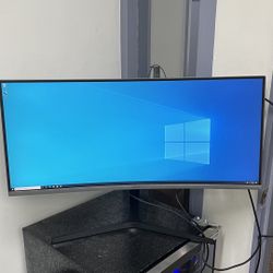 Samsung 34" Curved Monitor c34h890wgn   HDMI, DP, Type C ports