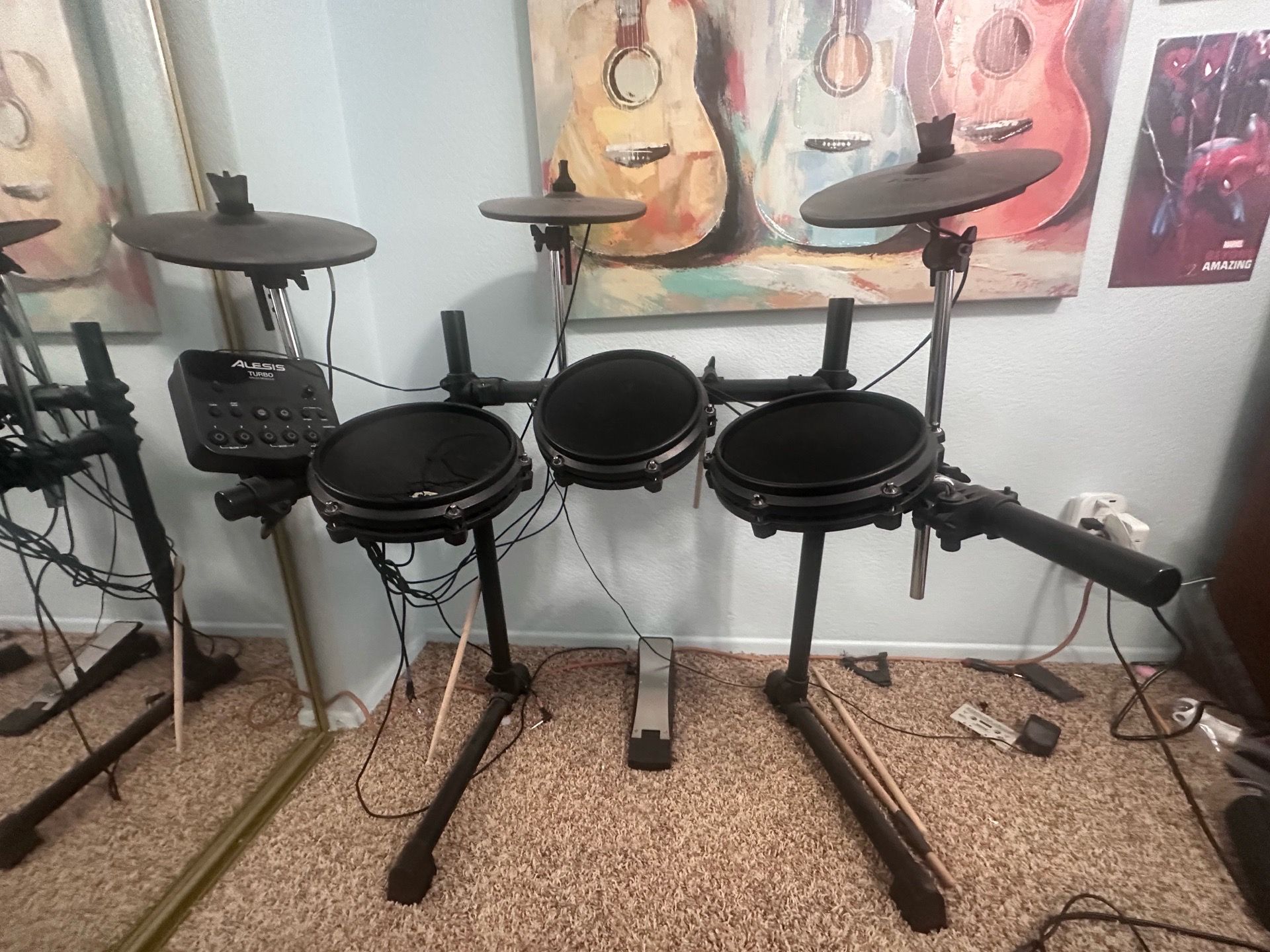 Electric drum set