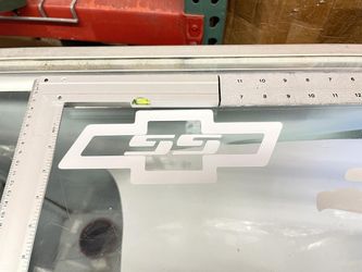 White Chevy SS Vinyl Sticker