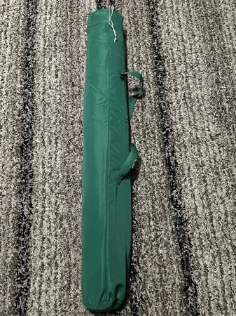 New Forrest Green 9 Foot Patio Crank Umbrella Outdoor Furniture