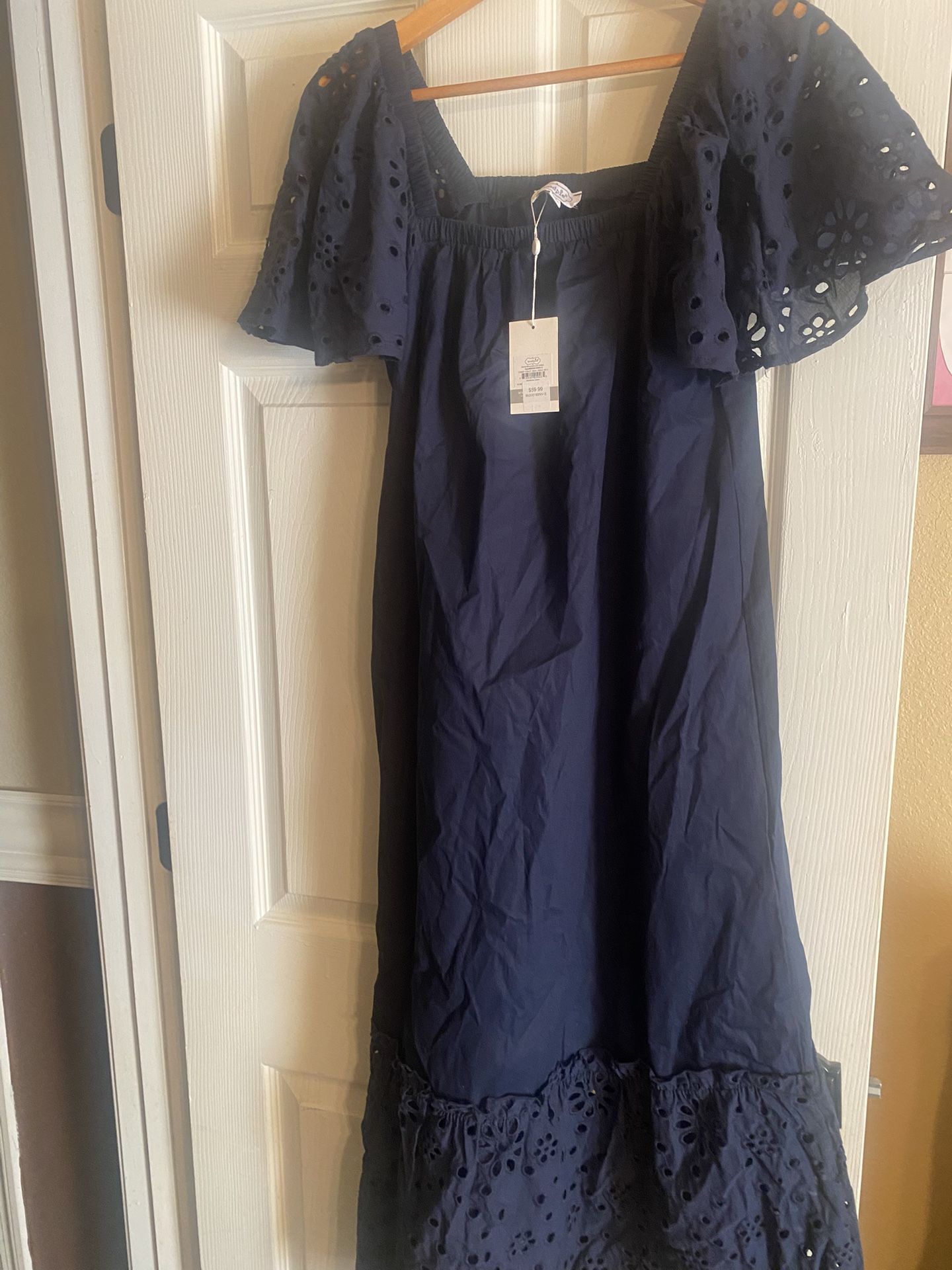 Ladies summer blue dress size small