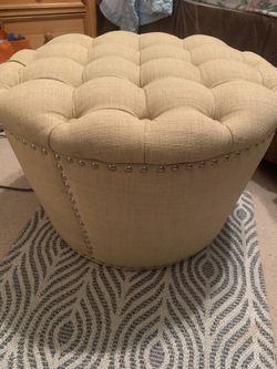 Great Ottoman With Storage. Just Reduced Again. ITS AVAILABLE