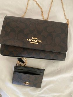 COACH BROWN PURSE and COIN POUCH (Original)