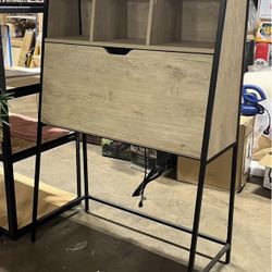 Loring Secretary Desk with Hutch and Charging Station - Threshold™
