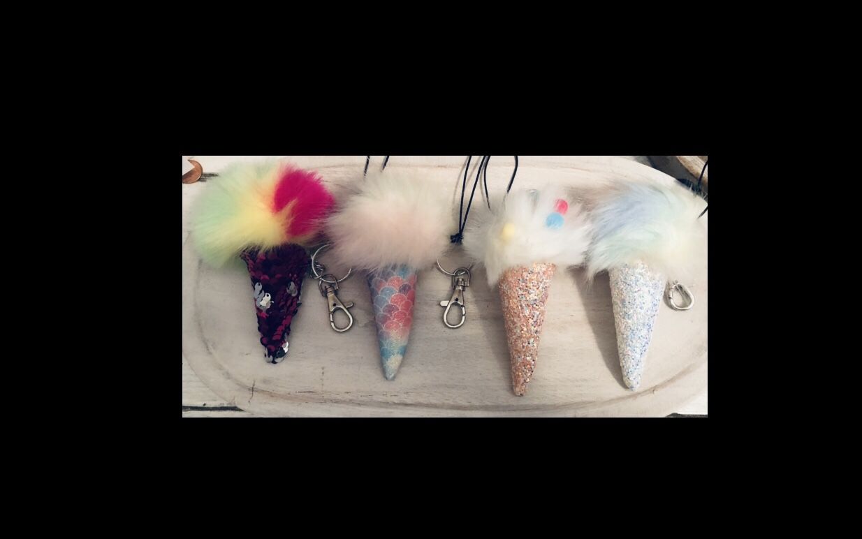 Ice Cream Keychain