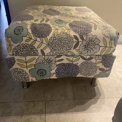Ottoman Stool With Removable Cover