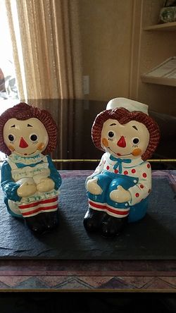 Raggedy Ann & Andy Bookends