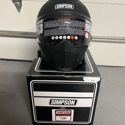 Simpson Ghost Bandit Helmet Matte Black XL