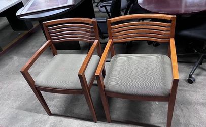 Vintage ATM Chairs Knoll Designer Side Guest  Lobby Waiting Room Office Chairs 