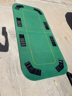 Folding Poker table top: 80”long*36”wide
