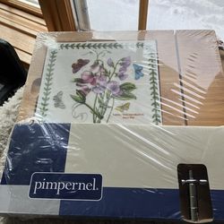 Pimpernel Bamboo Cheeseboard & Cutter with Portmeirion Tile
