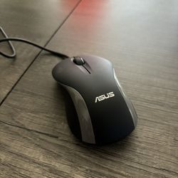 Asus computer mouse wired Open Box Model  (MOEWUO)  Black /gray Optical